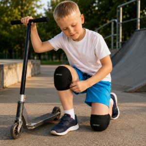 Kids Protective Knee Pads with Thick Sponge Padding for Outdoor Sports